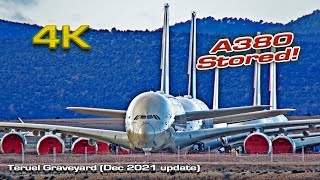 Teruel Aircraft Graveyard update Dec 2021 A350 A380 [upl. by Dumond]