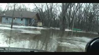 JK Wrangler Attempts a Heavily Flooded Street [upl. by Hardie994]