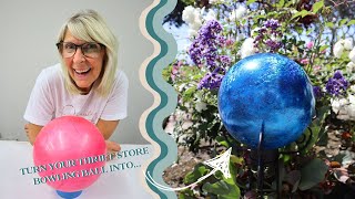 How to Make a DIY Garden Gazing Ball [upl. by Meade]