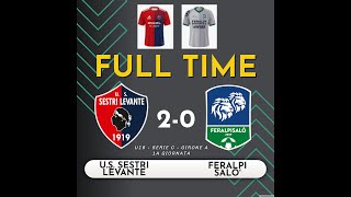 U16 SERIE C  STAGIONE 202425 SESTRI LEVANTE  FERALPI SALO 20 [upl. by Aneeles399]