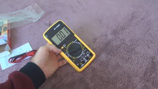 DT9205A Digital Multimeter Unboxing and Test [upl. by Toomin255]