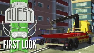 Tow Truck Simulator 2015 First Look  GameQuest [upl. by Thackeray]