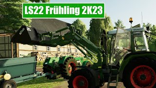 LS22 FRÜHLING 2K23 17 Kalk verladen am Feldrand  FARMING SIMULATOR 22 [upl. by Rind]