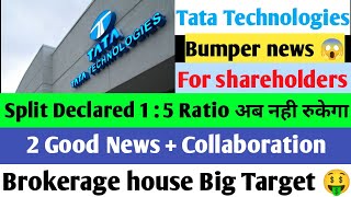 tata technologies share latest news  tata technologies share analysis tata tech share price tata [upl. by Anyaj690]