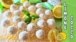 TARTUFINI AL LIMONE E COCCO senza cottura [upl. by Odawa465]