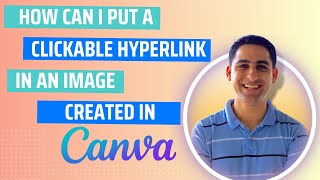 How can I put a clickable hyperlink in an image created in Canva [upl. by Lenej]