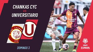 Los Chankas 00 Universitario resumen EXTENDIDO del partido por la fecha final de la Liga1 2024 [upl. by Aalst557]