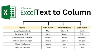 Text to Column  Advanced Excel [upl. by Mudenihc]