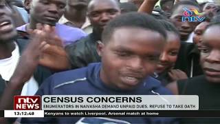 Census enumerators in Naivasha threaten to boycott exercise  Census2019 [upl. by Garin826]