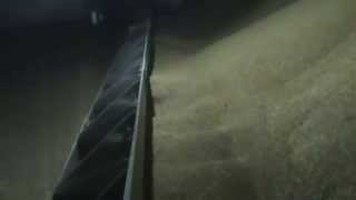 Commercial Bin Sweep Moving Grain [upl. by Iatnwahs]