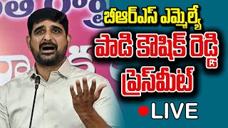 LIVE  Padi Kaushik Reddy Press Meet  Telangana Bhavan  golimaar24 [upl. by Acinahs]