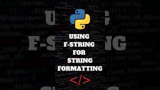 Master Python Like a Pro Ditch  and format for FStrings 🐍✨ pythontips coding pythontricks [upl. by Adrial]