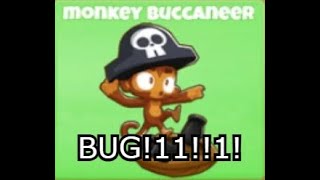 BTD 6 MONKEY BUCCANEER PARAGON BUG paragon [upl. by Ginsburg]