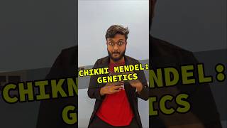 Mendel A Singer🫛 Mendels theory Genetics shorts shivamrajaiims neetexam biology comedy [upl. by Gayleen]