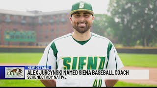 Siena names new baseball head coach [upl. by Omrellug]