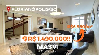 Espaçosa Cobertura Duplex no Centro de FlorianópolisSC [upl. by Ryhpez913]