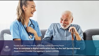 How to complete a digital notification form in the Self Service Portal [upl. by Tully]