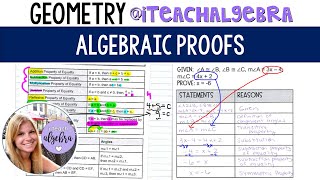 Geometry  Algebraic Proofs [upl. by Aber]