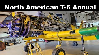 North American T6 Annual Maintenance procedures [upl. by Stover]