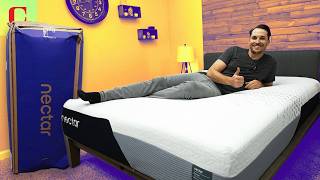 Our Expert Unboxes a Nectar Mattress  NEW MODEL 2024 [upl. by Hgielime]