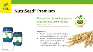 Essai du NutriSeed Premium traitement de semences avec M Monthéan Agriculteur en Pays dAuge [upl. by Amandy878]