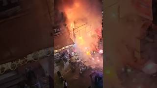 Patakha shop burning or log apas me lotpot ho gaye shorts ytshorts diwalifirework viralvideo [upl. by Ateuqal867]