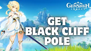 How to Get Black Cliff Pole in Genshin Impact 2024 [upl. by Wight]