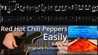 Red Hot Chili Peppers  Easily Bass Line w Tabs and Standard Notation [upl. by Ahseina]