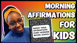 STUDENT DAILY AFFIRMATIONS FOR THE CLASSROOM  SandZ Affirmations [upl. by Nisay]