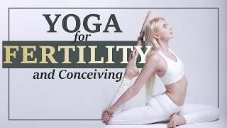 Easy Yoga for Fertility Boost  Yoga for Conceiving Pregnancy [upl. by Salim]