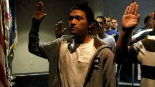 My swearing in to the USMC [upl. by Edeline620]