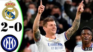 Real Madrid vs Inter Milan 20 All Goals Extended Highlights 2021 [upl. by Siloum]