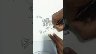 Satiya se Laxmi Ji  drawing art shorts [upl. by Ahcsropal]