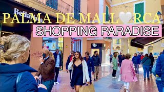 Palma de Mallorca🌴🏖️MALLORCA island💚SHOPPING PARADISE🛍️👠spain💚 mallorca travel video [upl. by Ebberta]