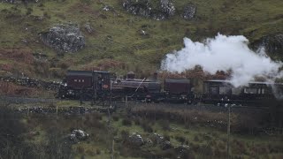 130 Snaking around the foot of Snowdon heading towards Caernarfon 2532024 [upl. by Nancey485]