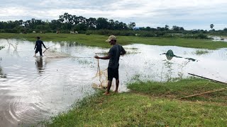 We Move Our Fyke Net From Deep To Shallow Water [upl. by Haeli180]