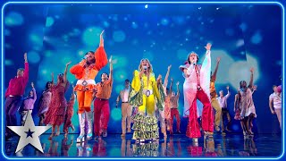 The cast of MAMMA MIA The Musical perform MEDLEY of HITS  The Final  BGT 2024 [upl. by Engamrahc]