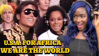 BITTERSWEET  USA For Africa  We Are the World  SINGER REACTION [upl. by Faustina]