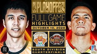 MPBL HIGHLIGHTS  QUARTERFINALS  DAVAO OCCIDENTAL VS BATANGAS CITY  OCTOBER 10 2024 [upl. by Sutsuj297]