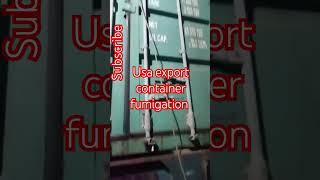 Usa export container fumigation processe fumigationservices [upl. by Chere]