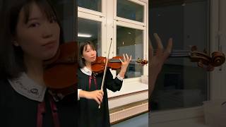 【Stufe 1】Playing technique for beginners Flageolett violin howto test [upl. by Noryt108]