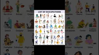 Lis of occupations [upl. by Chafee]