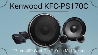 Kenwood KFCPS170C 17 cm 400 Watt Oto Hoparlör 2 Yollu Mid Takımı [upl. by Lennej]