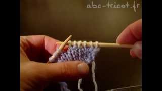 Tuto Tricot Augmentation barrée [upl. by Enneirda831]