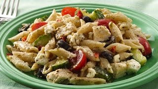 Mediterranean Chicken and Pasta Recipe [upl. by Anelak]