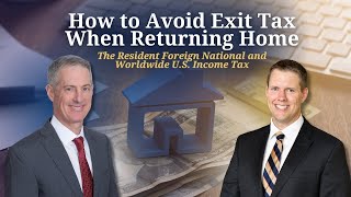 How to Avoid Exit Tax When Returning Home [upl. by Micah]