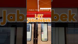 LRT JABODEBEK So exicted lrt lrtjabodebek publictransportation transportasipublik [upl. by Berneta]