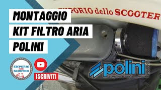 POLINI  Kit cornetto di aspirazione e filtro aria per carburatore SI originale 2020 2424 Vespa [upl. by Netsrijk]