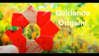 Como fazer dobraduras PARA NATAL Estrela de Papel Origami shuriken origami [upl. by Gapin]