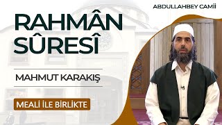 Rahman suresi  Abdullahbey Cami Sureler ve Camiler  3 [upl. by Neyuq]